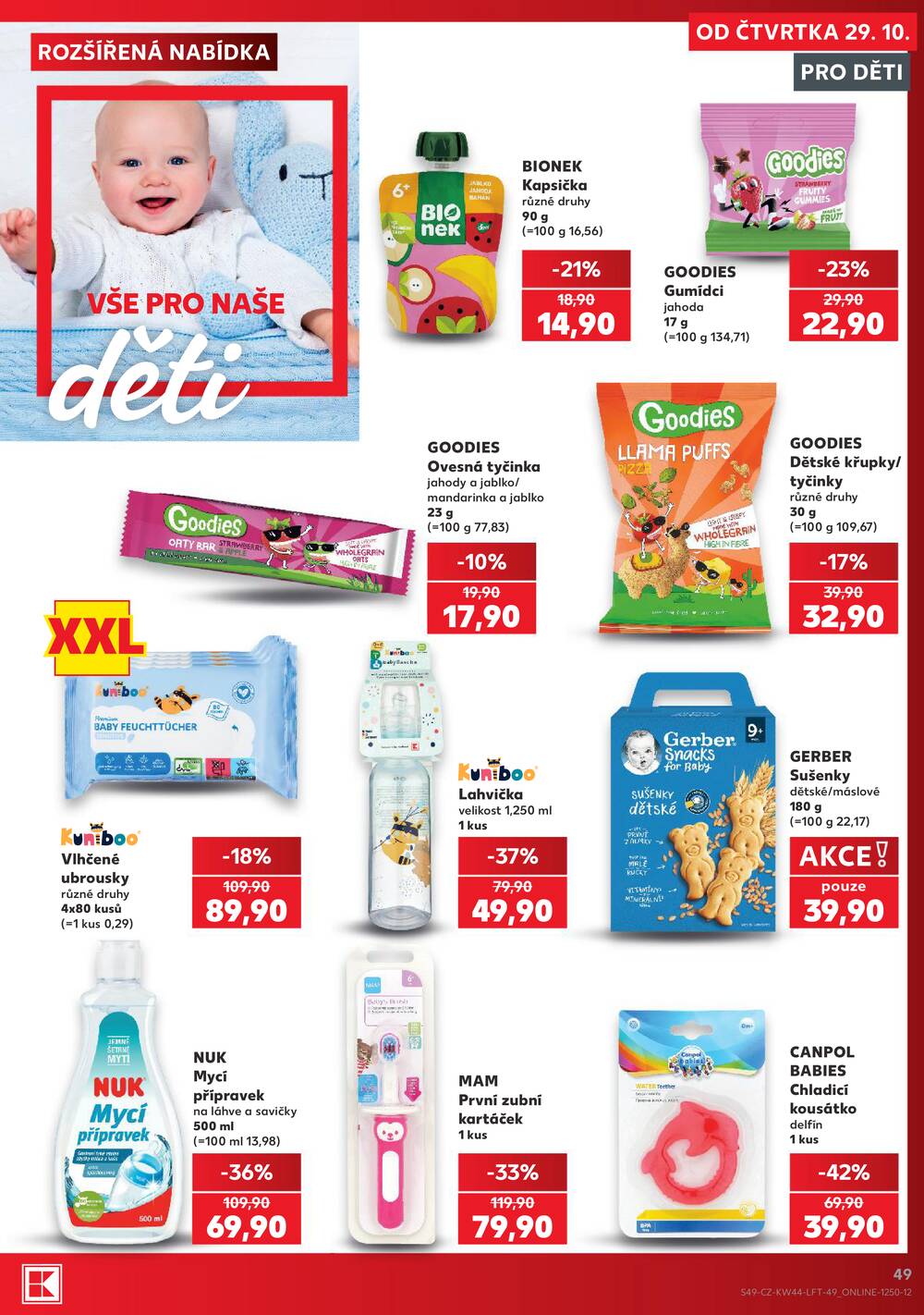 Leták Kaufland - Kaufland 29.10. - 3.11. - Kaufland - Mladá Boleslav - strana 49 Leták Kaufland - Kaufland 29.10. - 3.11. - Kaufland - Mladá Boleslav - strana 49