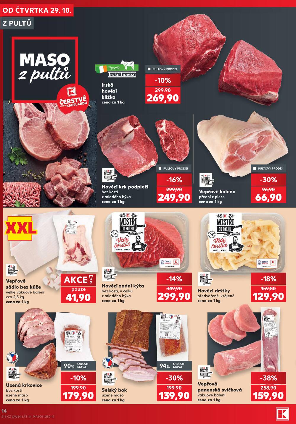 Leták Kaufland - Kaufland 29.10. - 3.11. - Kaufland - Teplice (Čs. Dobrovolců) - strana 14
