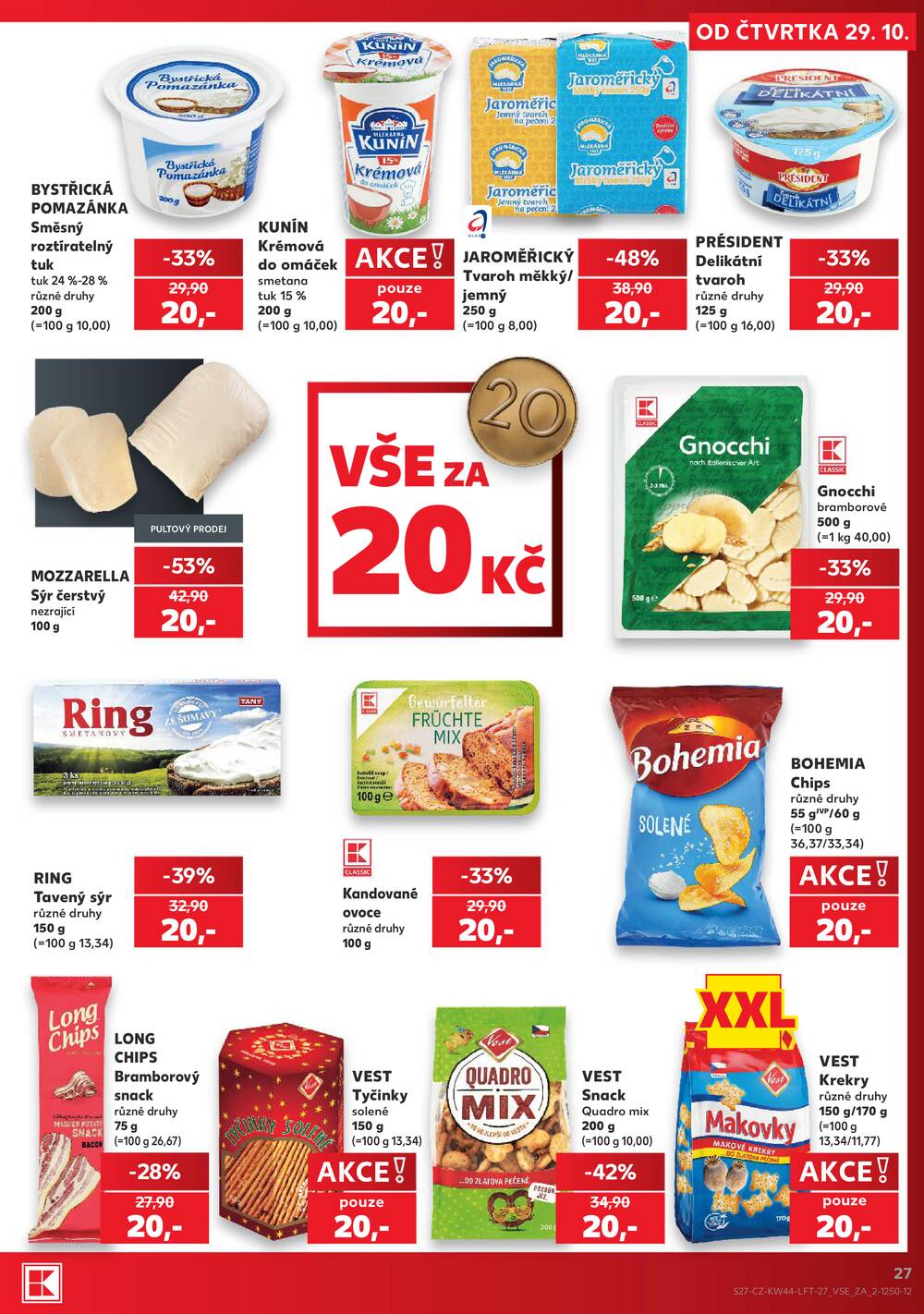 Kaufland 29.10. - 3.11. - Kaufland - Teplice