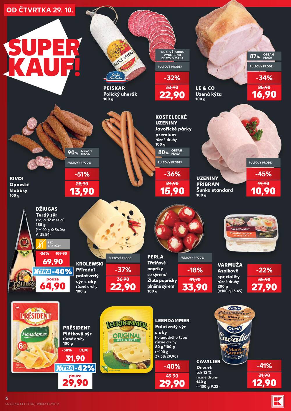 Kaufland 29.10. - 3.11. - Kaufland - Svitavy
