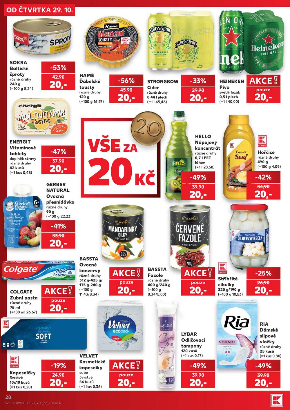 Kaufland 29.10. - 3.11. - Kaufland - Svitavy