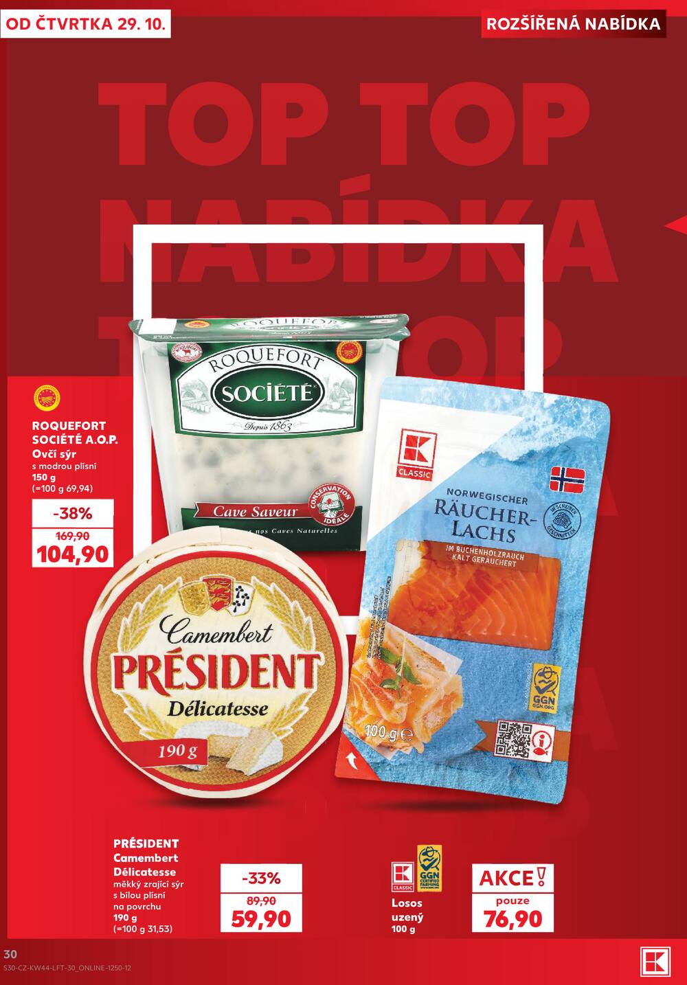 Kaufland 29.10. - 3.11. - Kaufland - Vsetín