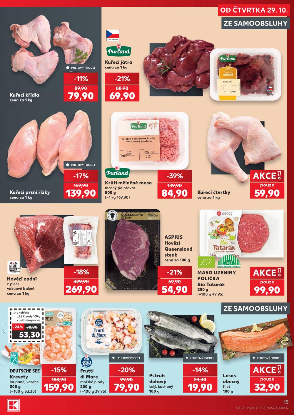 Kaufland 29.10. - 3.11. - Kaufland - Plzeň - Košutka