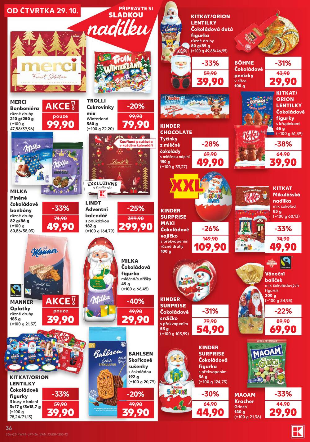 Kaufland 29.10. - 3.11. - Kaufland - Ústí nad Labem (Všebořická)