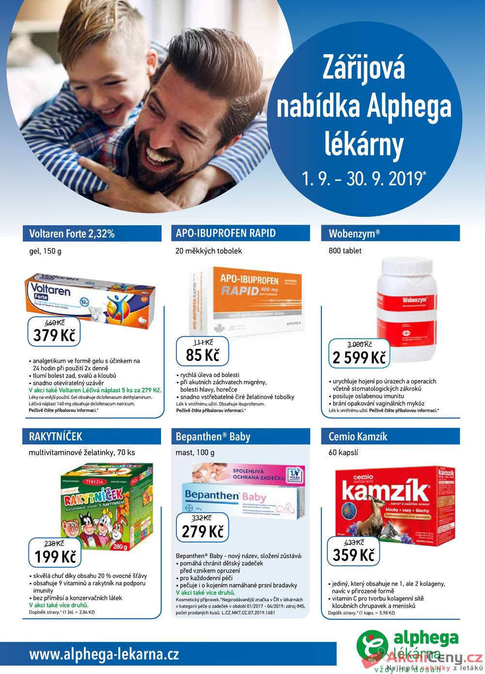 Leták Alphega Lékárna - Alphega Lékárna od 1.9. do 30.9.2019 - strana 1 Leták Alphega Lékárna - Alphega Lékárna od 1.9. do 30.9.2019 - strana 1