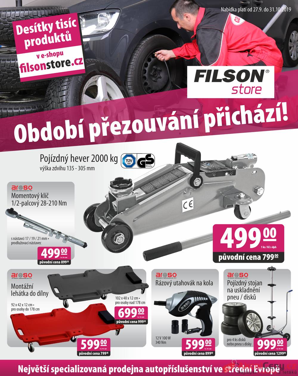 Leták Filson Store - Filson Store od 27.9. do 31..10.2019 - strana 1 Leták Filson Store - Filson Store od 27.9. do 31..10.2019 - strana 1
