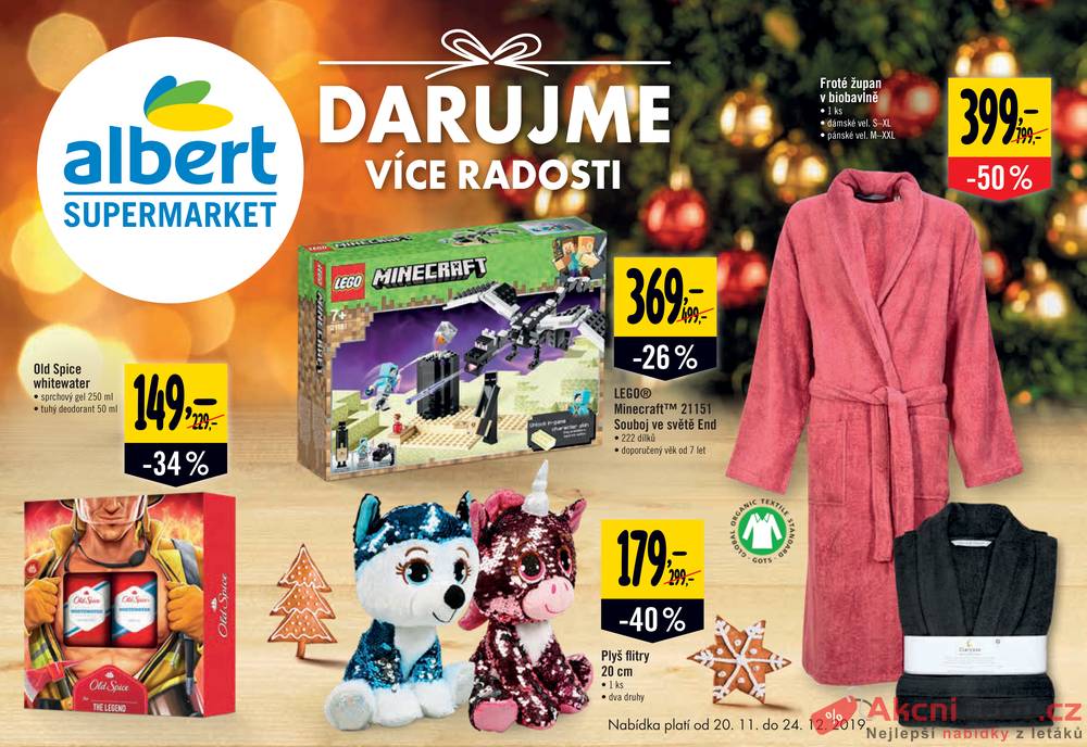 Leták Albert - Albert Supermarket katalog od 20.11. do 24.12.2019 - strana 1 Leták Albert - Albert Supermarket katalog od 20.11. do 24.12.2019 - strana 1