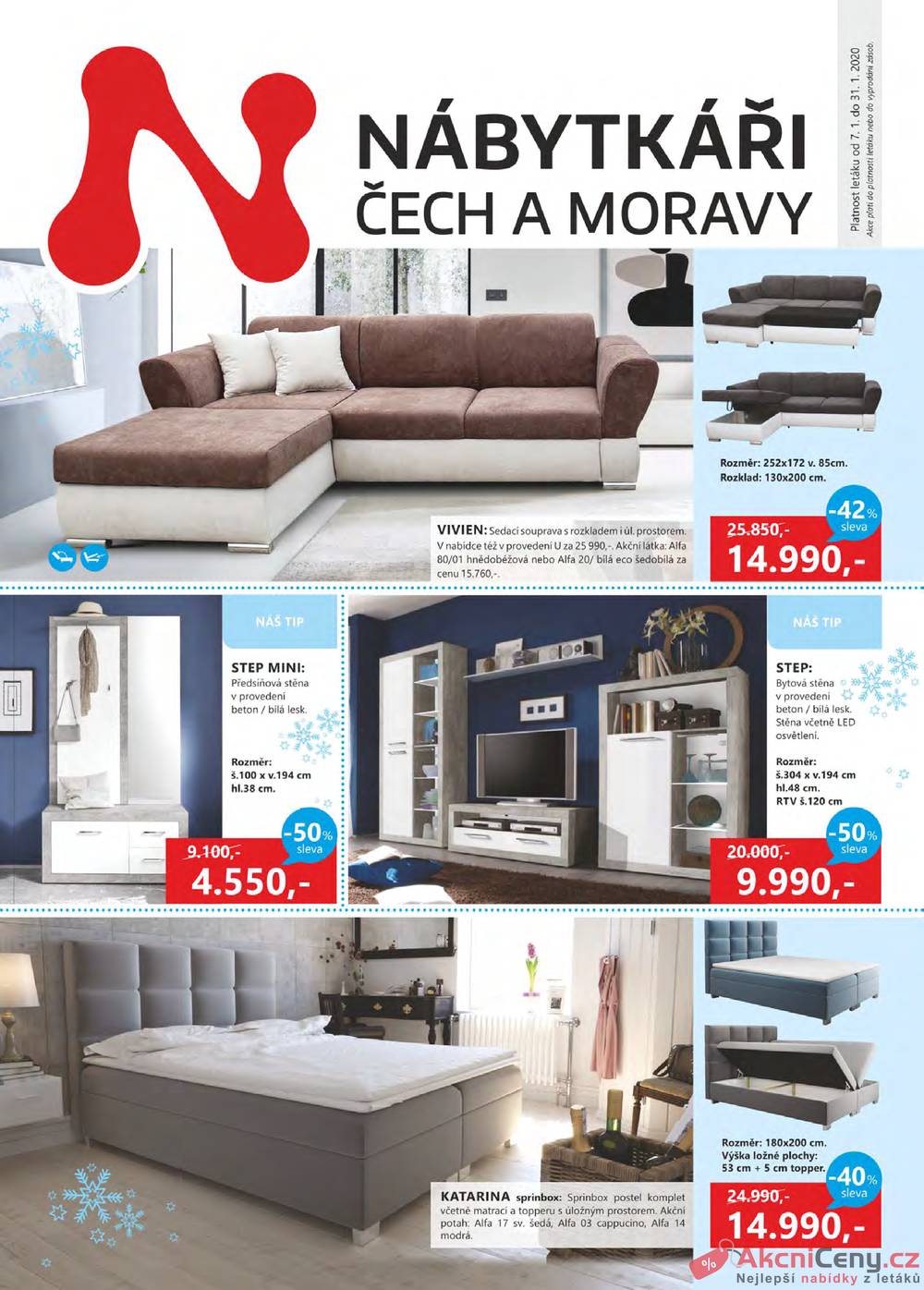 Leták Nábytkáři Čech a Moravy - Nábytkáři Čech a Moravy od 1.1. do 31.1.2020 - strana 1 Leták Nábytkáři Čech a Moravy - Nábytkáři Čech a Moravy od 1.1. do 31.1.2020 - strana 1