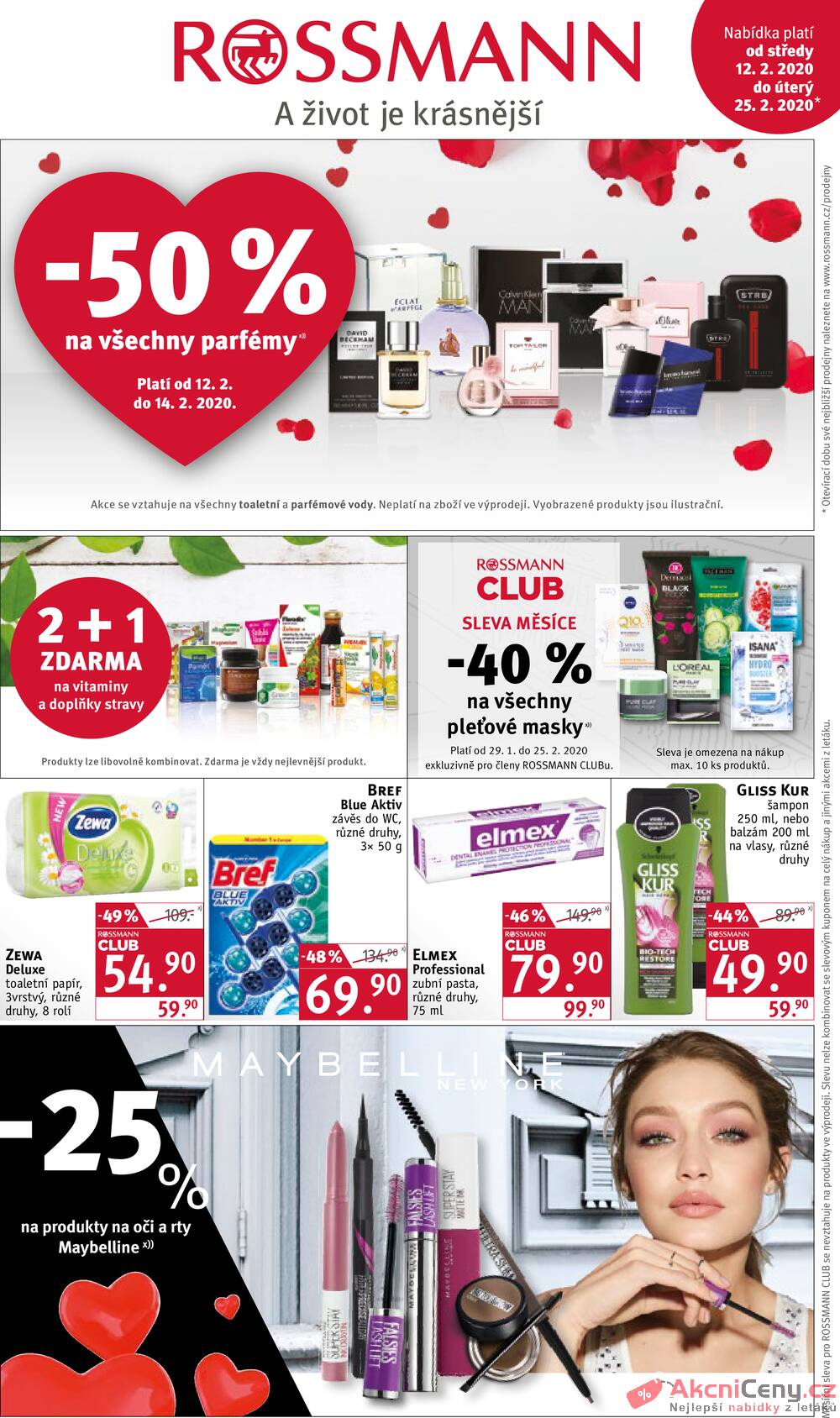 Leták ROSSMANN - Rossmann od 12.2. do 25.2.2020 - strana 1 Leták ROSSMANN - Rossmann od 12.2. do 25.2.2020 - strana 1