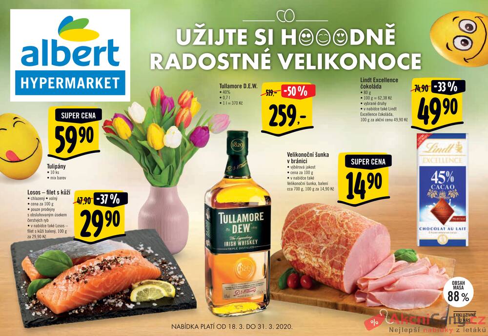 Leták Albert - Albert Hypermarket katalog od 18.3. do 31.3.2020 - strana 1 Leták Albert - Albert Hypermarket katalog od 18.3. do 31.3.2020 - strana 1