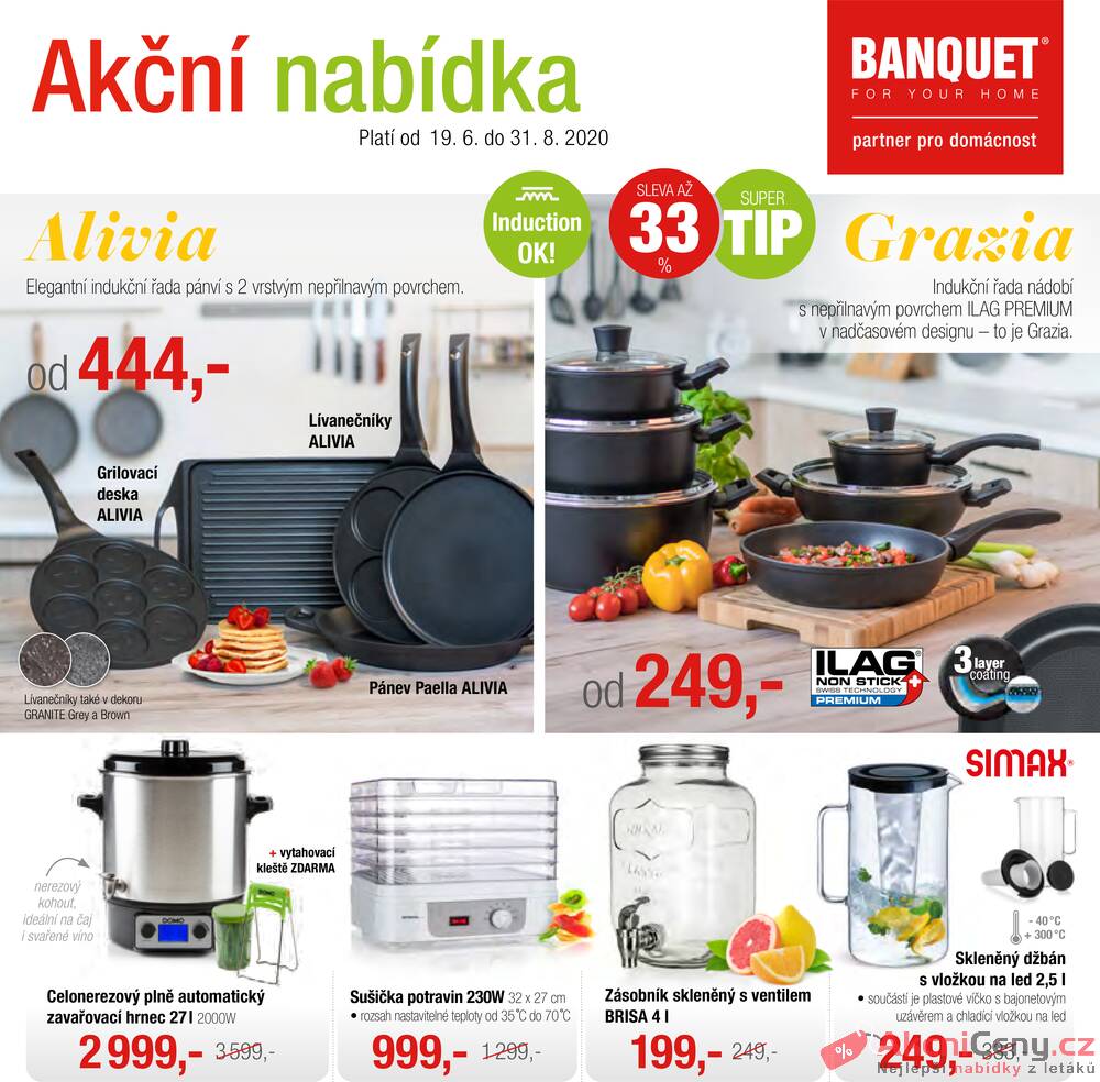 Leták BANQUET - BANQUET OC od 19.6. do 31.8.2020 - strana 1 Leták BANQUET - BANQUET OC od 19.6. do 31.8.2020 - strana 1