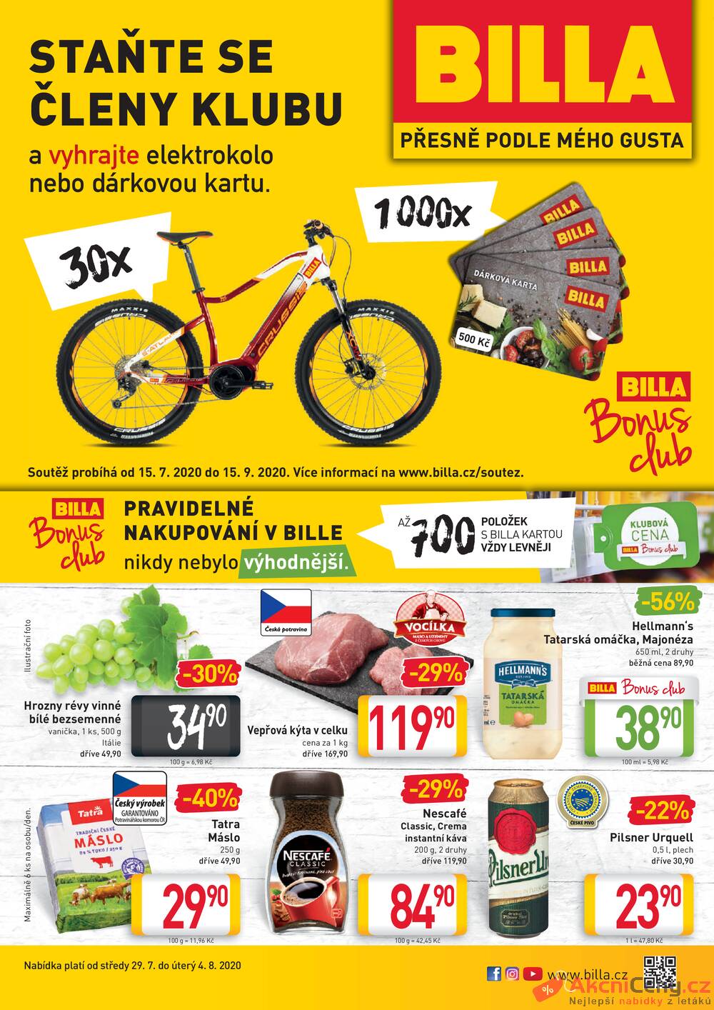 Leták Billa - Billa od 29.7. do 4.8.2020 - strana 1 Leták Billa - Billa od 29.7. do 4.8.2020 - strana 1
