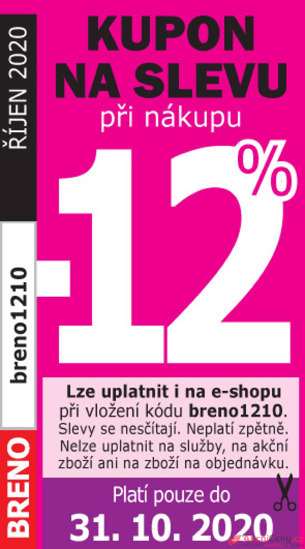 Leták Koberce BRENO - Koberce Breno kupon do 31.10. - strana 1 Leták Koberce BRENO - Koberce Breno kupon do 31.10. - strana 1