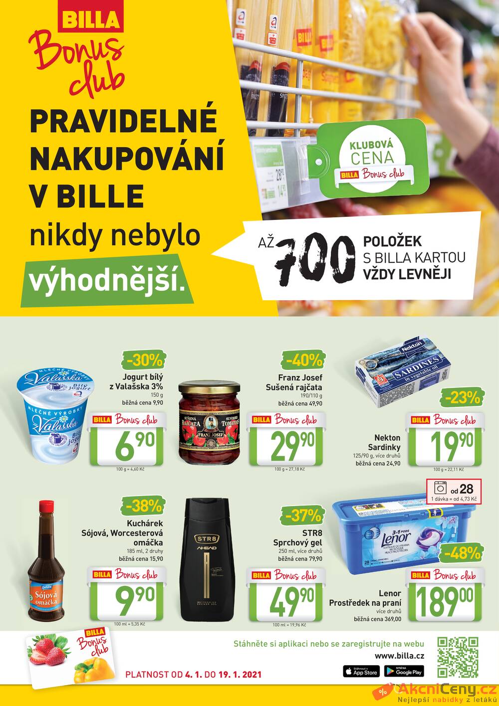 Leták Billa - Billa Bonus Club od 4.1. do 19.1.2021 - strana 1 Leták Billa - Billa Bonus Club od 4.1. do 19.1.2021 - strana 1