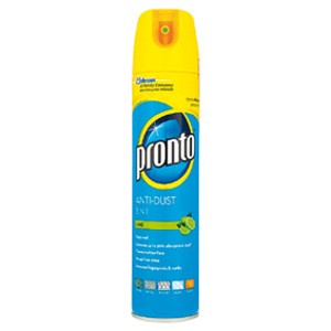 Pronto aerosol proti prachu, vybrané druhy