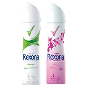 Rexona Women, antiperspirant ve spreji, různé druhy