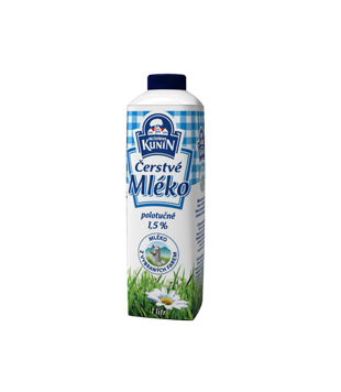 Kunín Čerstvé mléko polotučné v akci