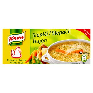 Knorr bujón 12 kostek, vybrané druhy