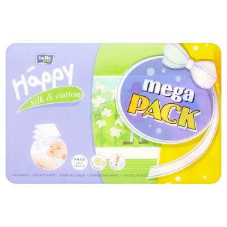 Bella Baby Happy dětské vlhčené ubrousky, mega pack