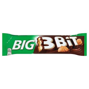 3Bit Big Sušenka s mléčnou čokoládou s lískooříškovou náplní 51g