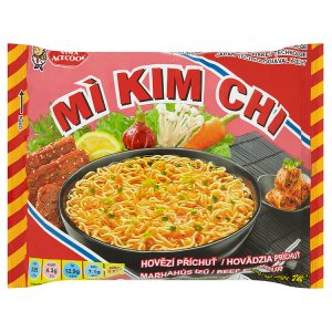 Mi Kim Chi Instantní nudlová polévka hovězí příchuť 75g