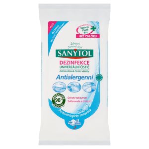 Sanytol Dezinfekce jednorázové čistící utěrky 48 ks