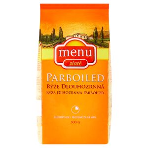 Menu Zlaté Parboiled rýže dlouhozrnná 500g