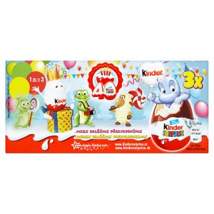 Kinder Surprise Sladké vajíčko s mléčnou čokoládou s překvapením 3 x 20g