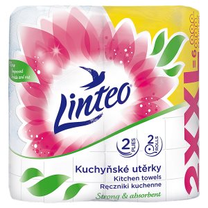 Linteo Satin Kuchyňské útěrky XXL 2 role