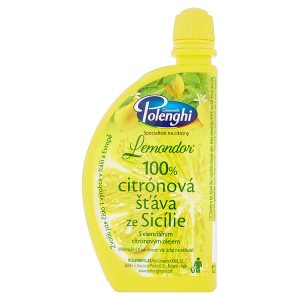 Polenghi Lemondor 100% citrónová šťáva ze Sicílie s esenciálním citrónovým olejem 125ml