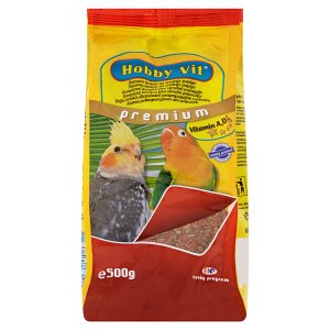 Hobby Vit Premium Kompletní krmivo pro střední papoušky 500g
