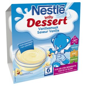 NESTLÉ BABY Dessert Vanilka 4 x 100g