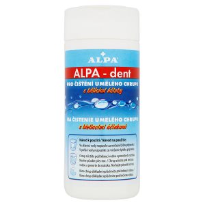 Alpa Alpa-dent pro čištění umělého chrupu s bělícími účinky 150g