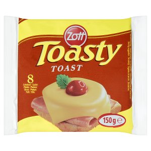 Zott Toasty Toast tavený plátkový sýr 8 x 18,75g