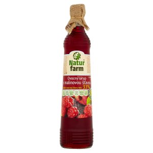 Natur Farm Ovocný sirup s malinovou šťávou 0,7l