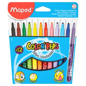 Maped Color' Peps Fixy omyvatelné 12 ks