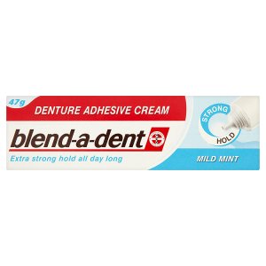 Blend-A-Dent Mild Mint fixační krém na zubní náhradu extra silný 47g