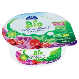 Milko Bio Ovocný tvaroh s jogurtem brusinkový 140g