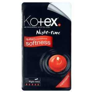 Kotex Night-time vložky 10 ks