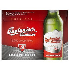 Budweiser Budvar B:Classic světlé výčepní pivo 10 x 0,5l