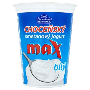 Choceňská Mlékárna Choceňský smetanový jogurt max bílý 380g
