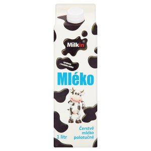 Milkin Čerstvé mléko polotučné 1l