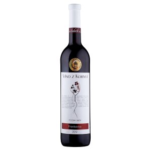 Víno z Kobylí Frankovka víno s přívlastkem pozdní sběr suché 0,75l