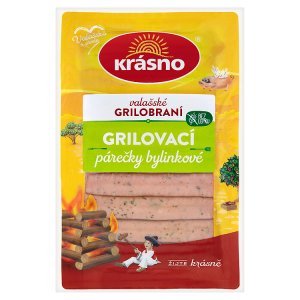 Krásno Valašské grilobraní grilovací párečky bylinkové 280g