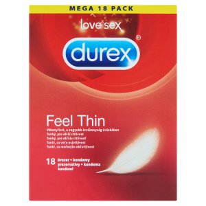 Durex kondomy 18 ks, vybrané druhy