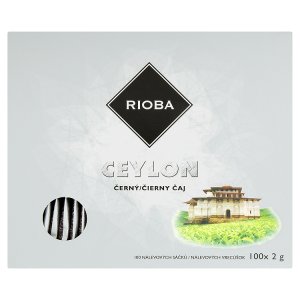 Rioba Ceylon černý čaj, 100 sáčků, 200g