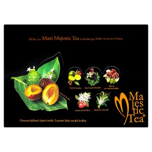 Biogena Majestic Tea Maxi ovocno-bylinné čajové směsi 60 ks 135g