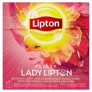 Lipton černý aromatizovaný čaj, vybrané druhy 20 sáčků