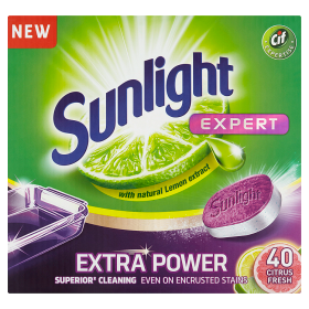 Sunlight Tablety do myčky nádobí 40 ks, vybrané druhy