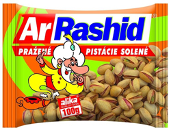 ArRashid Pražené pistácie solené 80g
